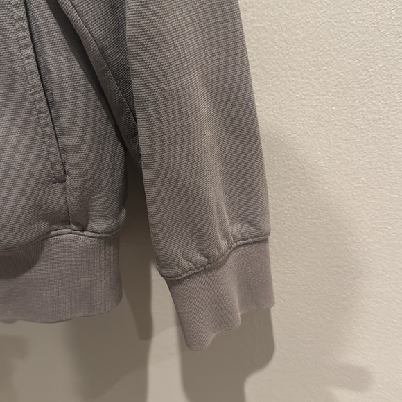 Psycho Bunny Zip up Gray Hoodie with Orange Accents size 4(small) pre owned - Picture 5 of 10